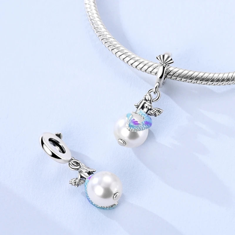 New 925 Sterling Silver Animal & Symbol Charms Beads – Capybara, Firefly, Puppy, Cat, Horseshoe Pendants Fit Bracelets & Bangles