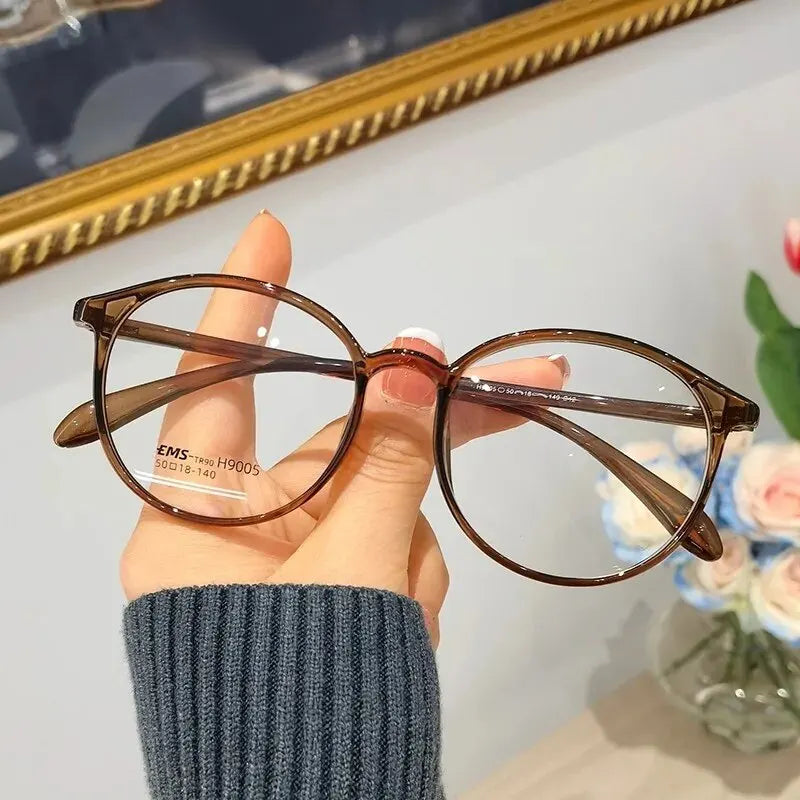 New Fashion Women’s Round Anti-Blue Light Glasses – Eye Protection Eyewear