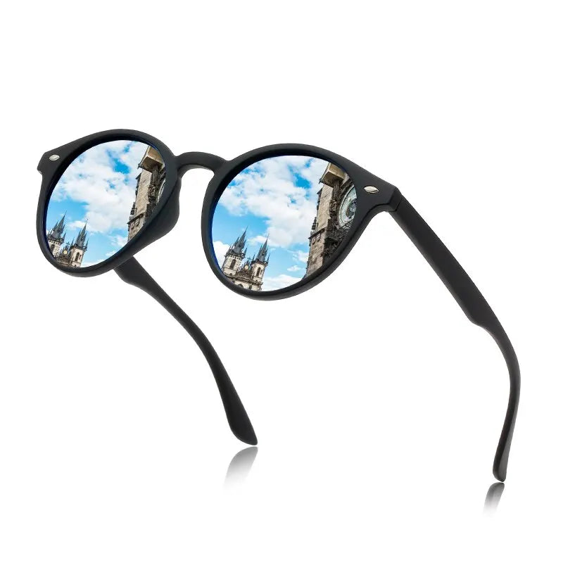Fashion Round Polarized Sunglasses – Women Men Classic Vintage Driving & Travel Sun Glasses UV400 Designer Eyewear