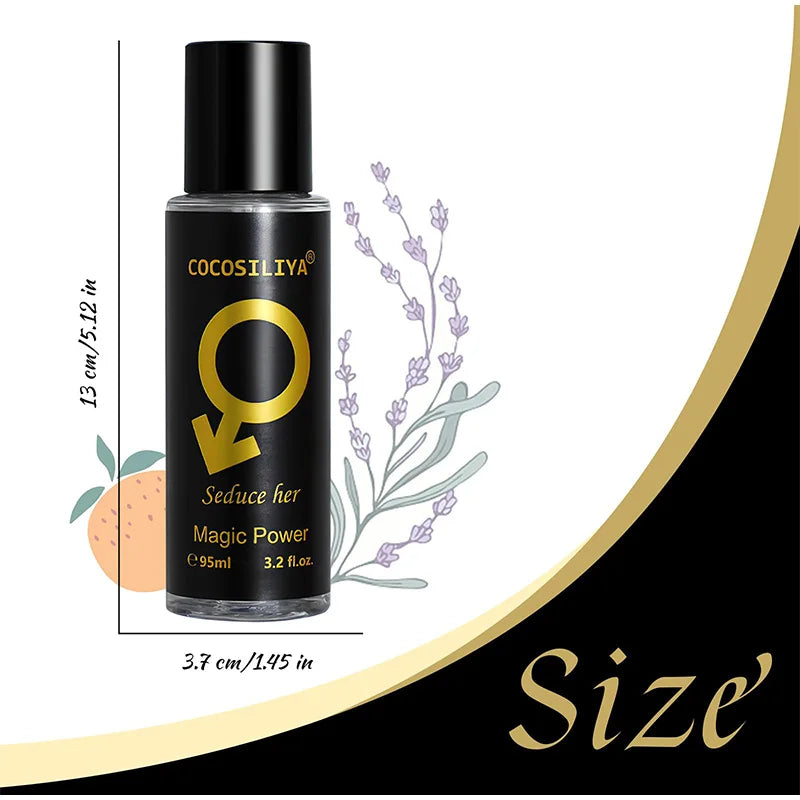 90ml Pheromone Seductive Perfume for Men – Long-Lasting Body Spray to Attract Women | Charming Flirting Dating Scent