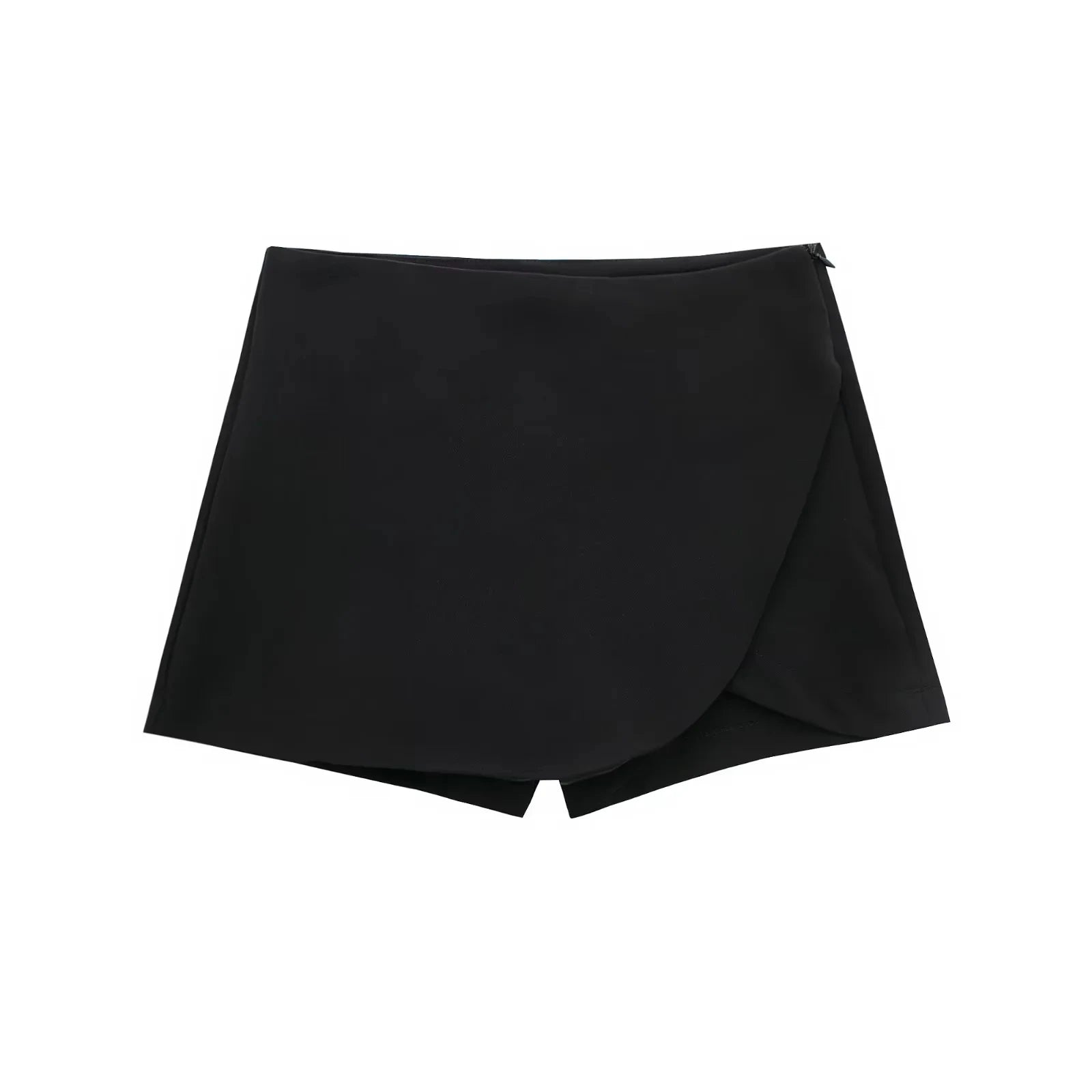 TRAF Women’s High Waist Skort – Stylish Summer Mini Skirt Pants | Pink, Black & Brown Asymmetric Casual Skort