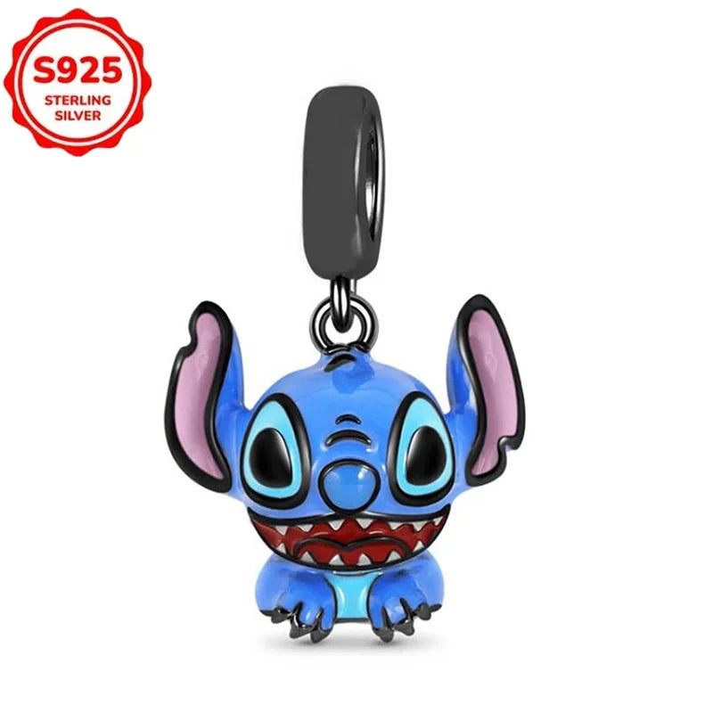 New Disney 925 Sterling Silver Cheshire Cat & Dumbo Charms – Original Bracelet Beads DIY Pendant Halloween Jewelry Gift