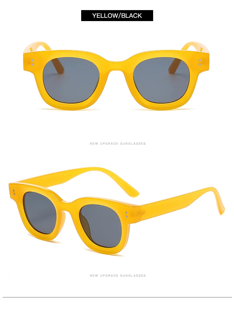 New Fashion Classic Retro Oval Frame Sunglasses 2024 – Ocean Film Small Frame Street Photo Sun Glasses for Women