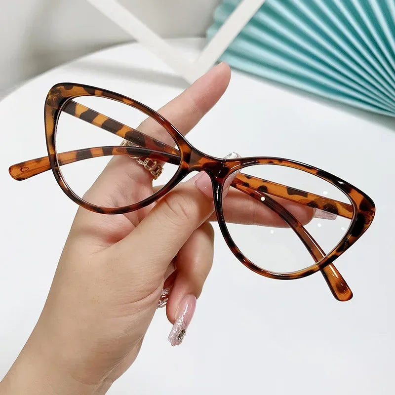 New Fashion Unisex Cat Eye Glasses – Plain Frame Eyewear for Women & Men | Party Decorative Spectacles