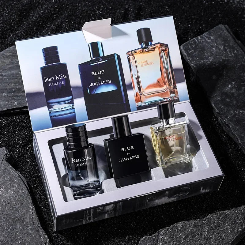 High-Quality 90ML Men’s Perfume Set – 3PCS Gift Box | Lasting Colognes for Men, Masculine & Fascinating Scents