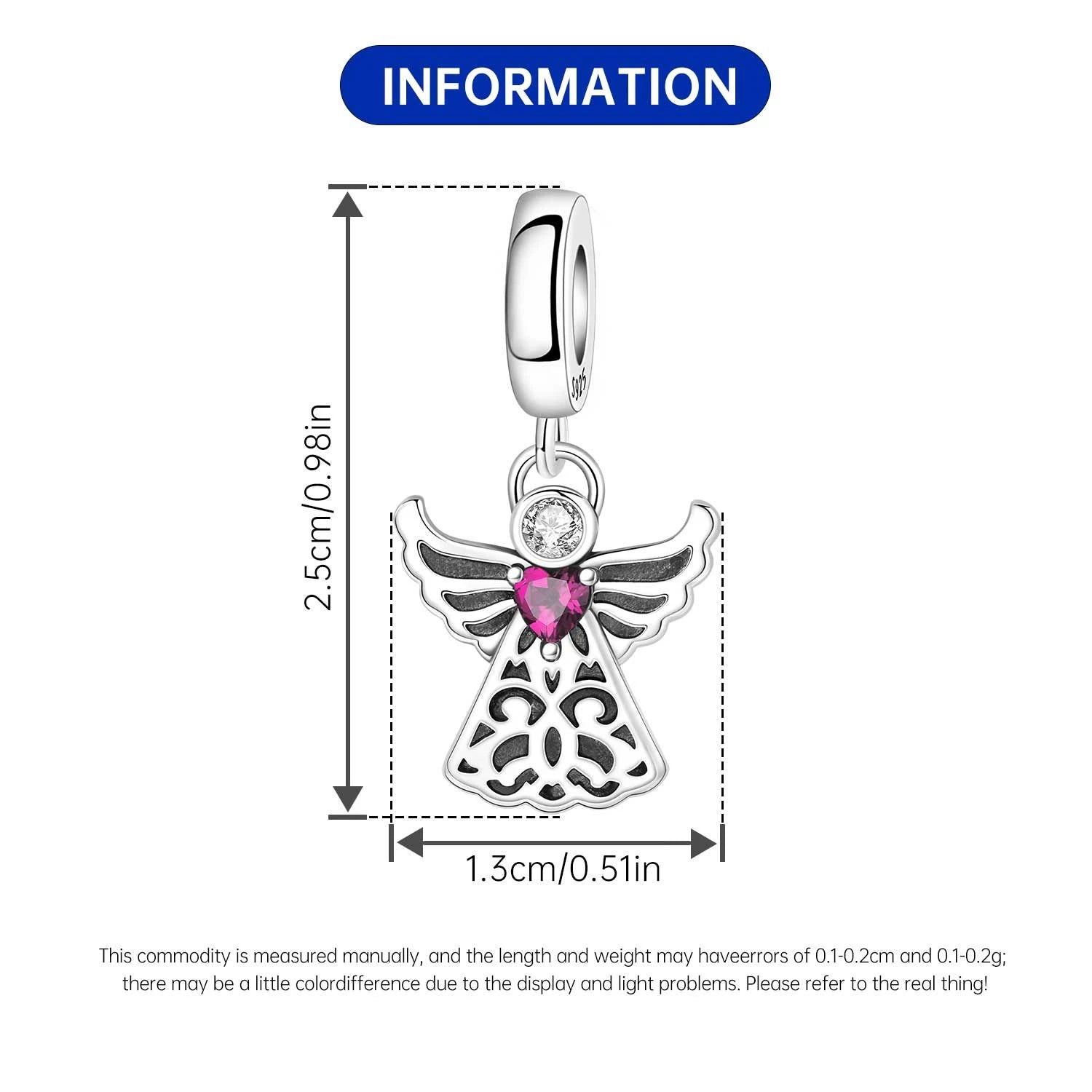 925 Sterling Silver Jesus Religious Symbol Charm Bead | Faith Pendant for Original Bracelet DIY Jewelry Gift