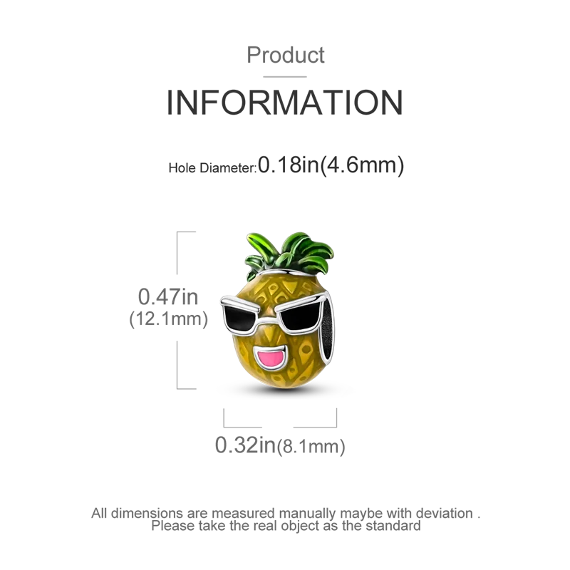 925 Sterling Silver Summer Ocean Collection Charms | Dangle Beads for Women Lover DIY Fine Jewelry Gift