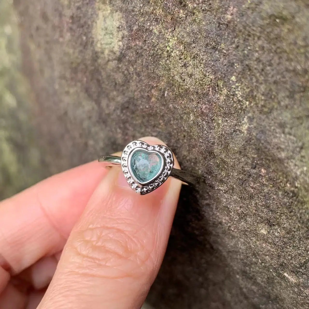 New Arrival Natural Tourmaline Stone Ring – Elegant Copper Jewelry Gift for Women