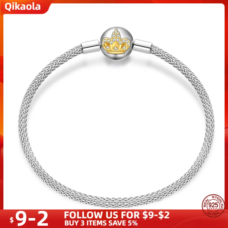 S925 Sterling Silver Snake Bone Chain Bracelet | Pandora Fit DIY Jewelry