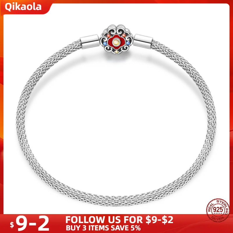 S925 Sterling Silver Snake Bone Chain Bracelet | Pandora Fit DIY Jewelry