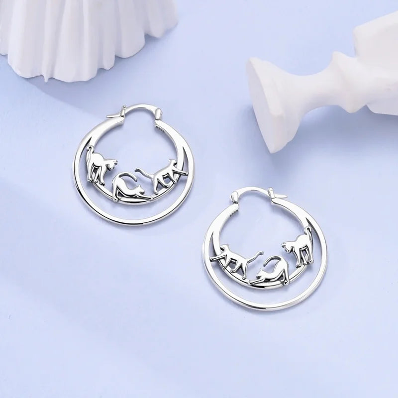 New Original 925 Sterling Silver Sweetheart Bow & Crab Ocean Earrings | Donut Zircon Round Design Women’s Fine Jewelry