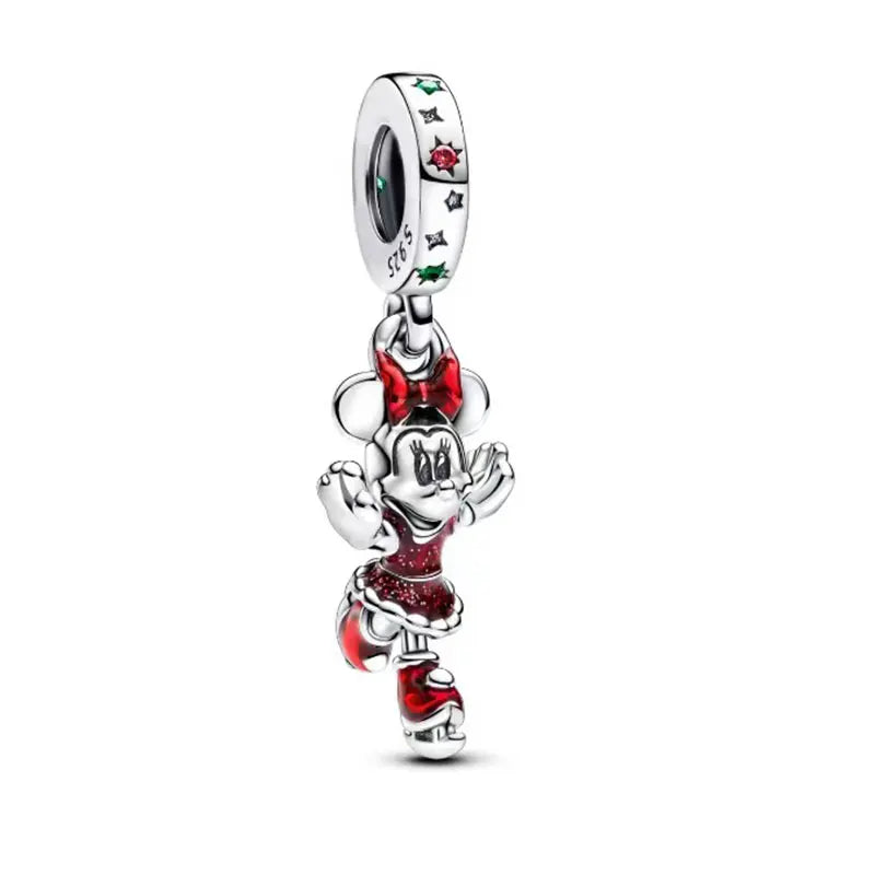 2025 S925 Sterling Silver Disney All-Star Pendant Beads | Fit Original Pandora Bracelet Women’s Fashion Jewelry