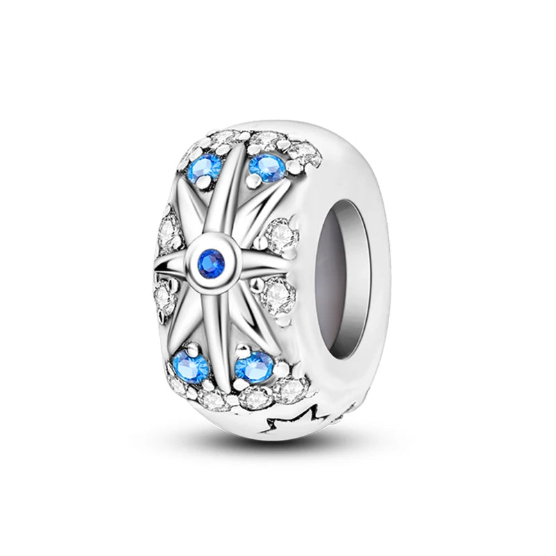 100% 925 Sterling Silver Rainbow Zircon Butterfly & Dragon Charms – DIY Bracelet Beads