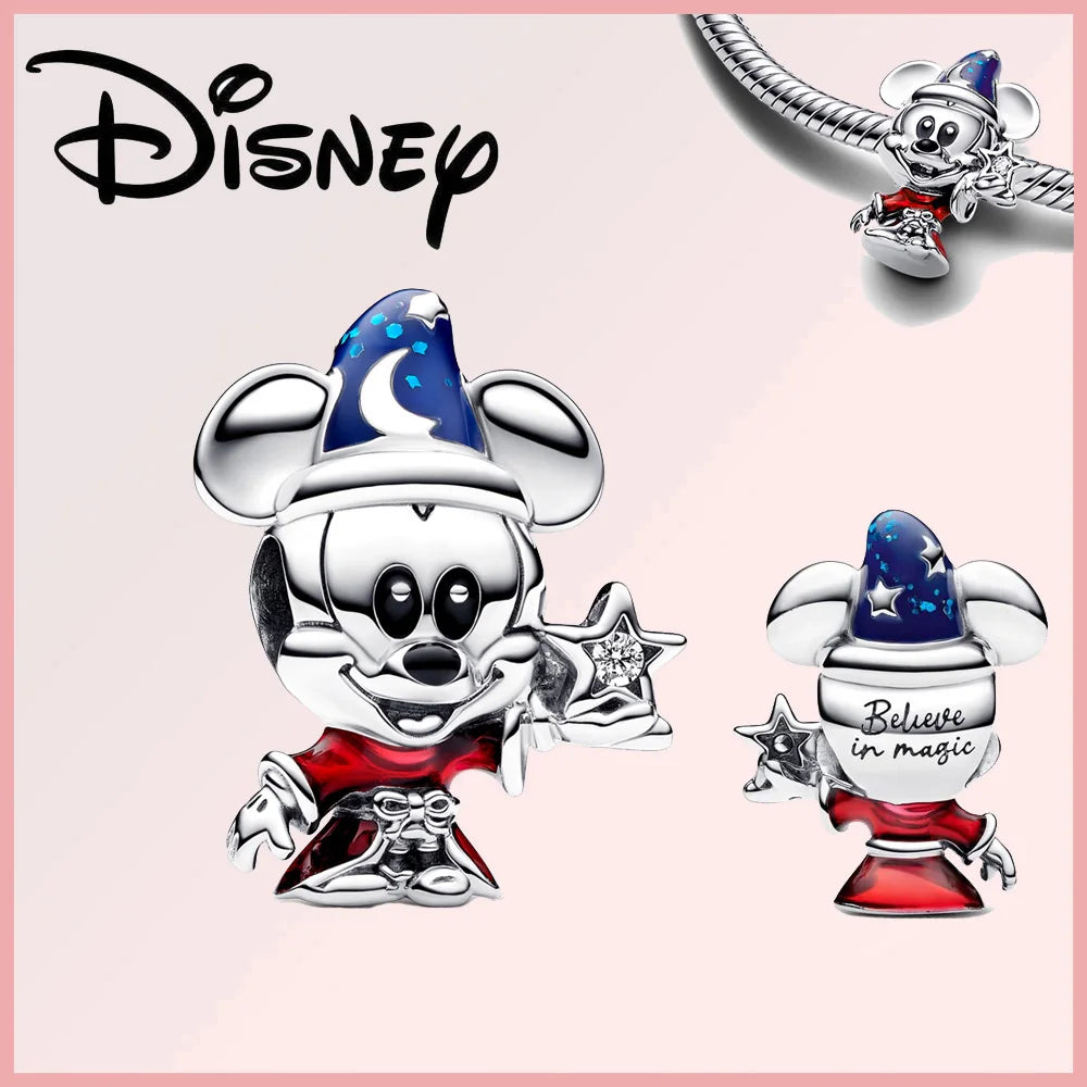 Disney Deadpool Stitch Minnie Winnie 925 Sterling Silver Dangle Charms – Fit Original Bracelet