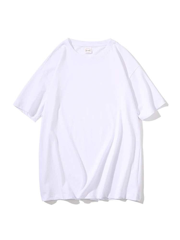 LEGIBLE 2025 Summer Women Short Sleeve T-Shirt – Loose Solid O-Neck Casual Tee 🌞👚