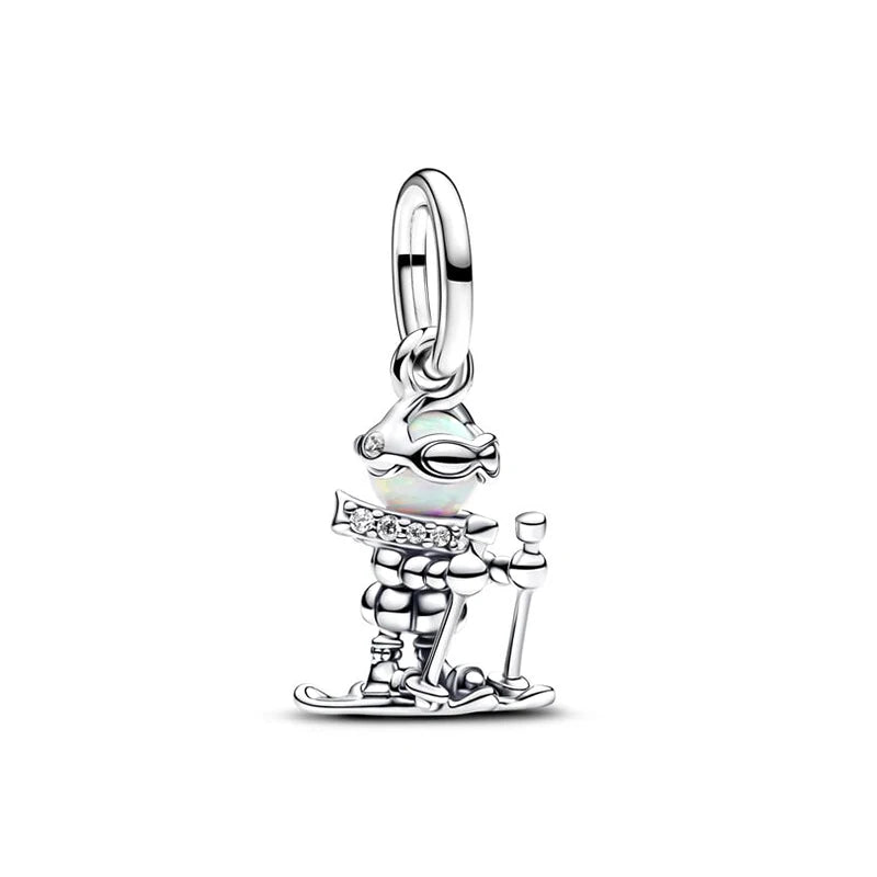 2025 Silver Plated Pendant Charm Bead | Fits Pandora Bracelet & Necklace Women’s DIY Jewelry Gift