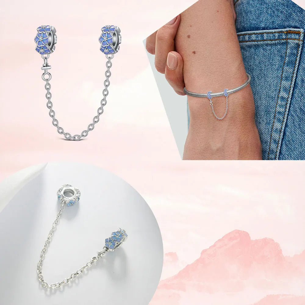 925 Sterling Silver Lotus Charm Bead | Fit Pandora Bracelet DIY Women’s Fashion Jewelry