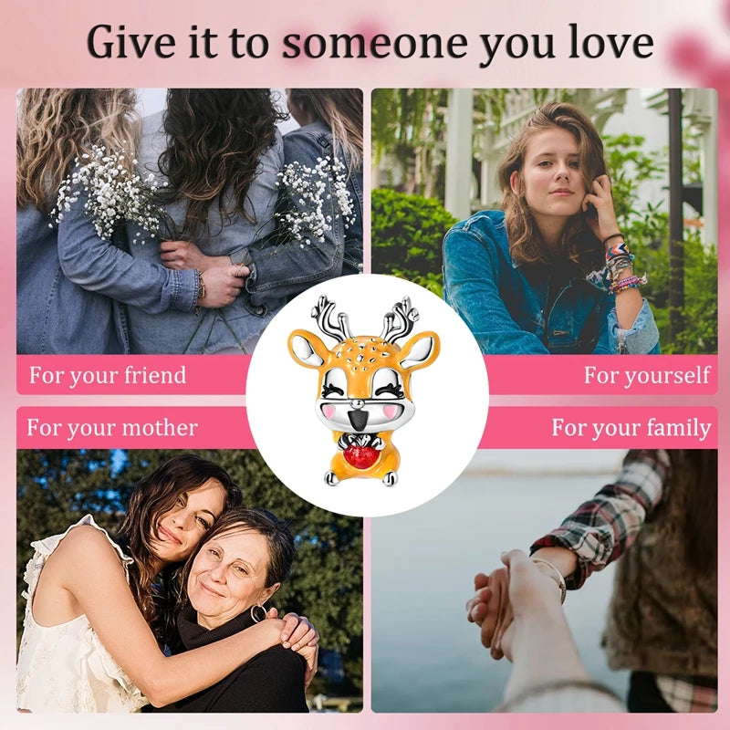 Halloween 925 Sterling Silver Charms | Pumpkin Skeleton Witch Bat Beads for Bracelet DIY Jewelry