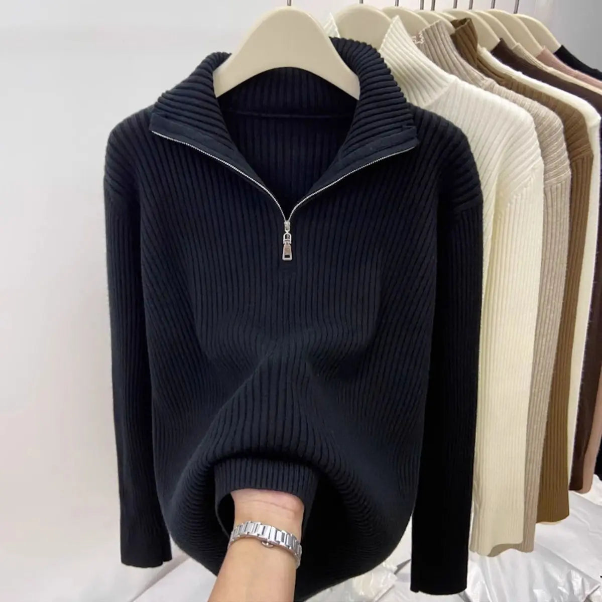 Women’s Thin Knit Cardigan Sweater | Autumn Casual Outerwear & Streetwear Jacket