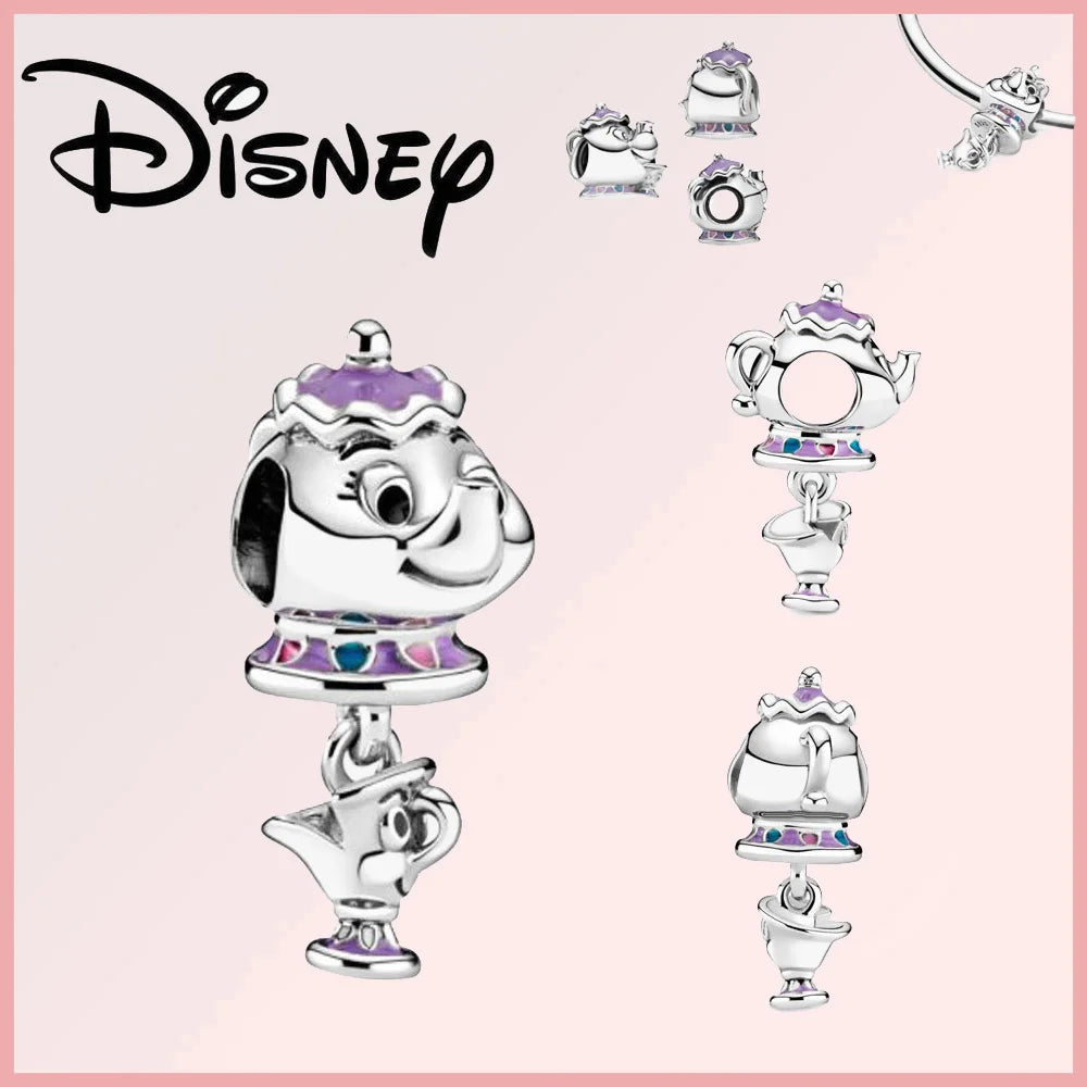 Disney Deadpool Stitch Minnie Winnie 925 Sterling Silver Dangle Charms – Fit Original Bracelet