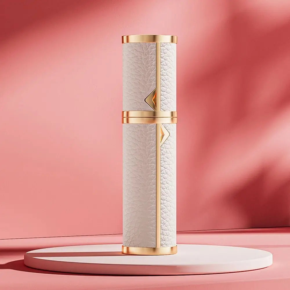 5ML PU Lychee Perfume Bottle – Refillable Bottom-Fill Atomizer | Travel Ultrafine Mist Fragrance Container