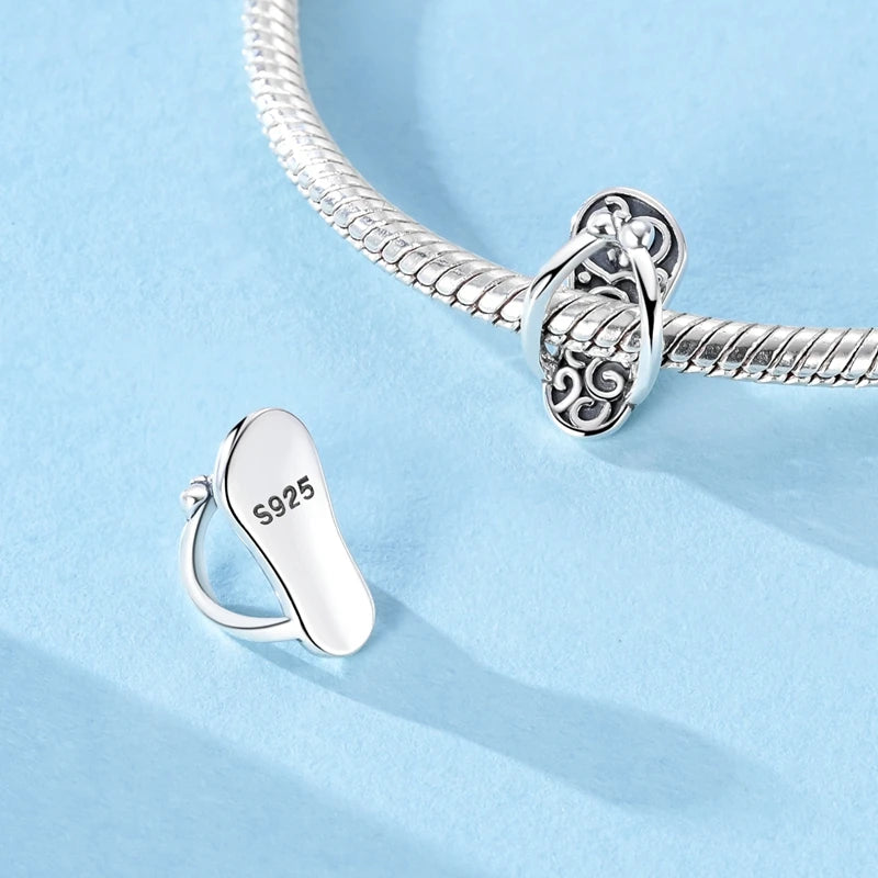 New 925 Sterling Silver Animal & Symbol Charms Beads – Capybara, Firefly, Puppy, Cat, Horseshoe Pendants Fit Bracelets & Bangles