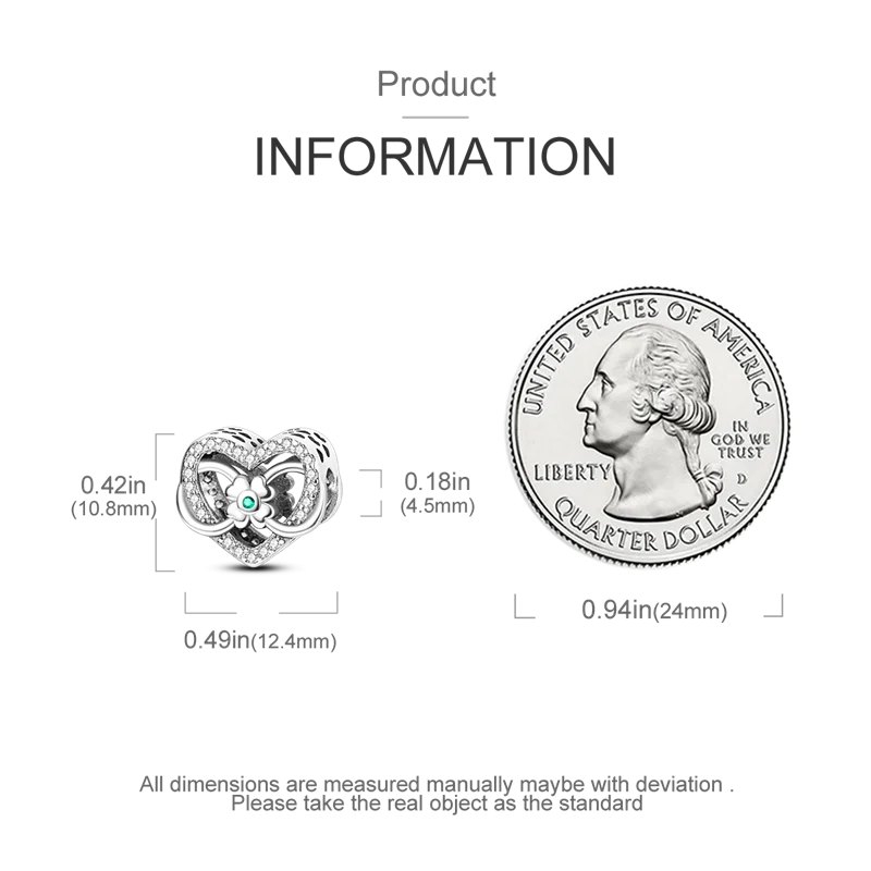 925 Sterling Silver Star, Moon & Heart Safety Chain | CZ Beads Angel Wing Charm for Original Bracelet DIY Jewelry