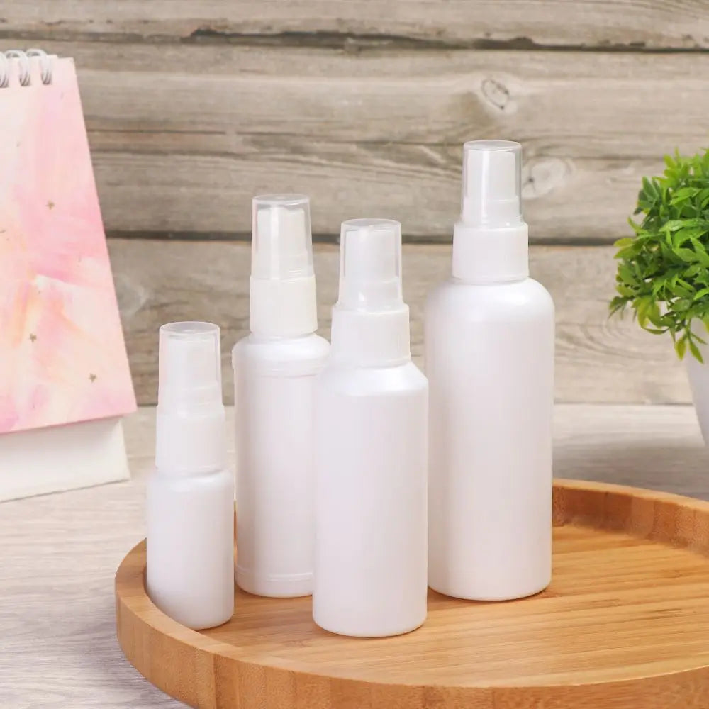 20/50/60/100ml Refillable White Plastic Spray Bottles – Travel Atomizer Containers | Empty Perfume Flask with Fine Mist Small Sprayer