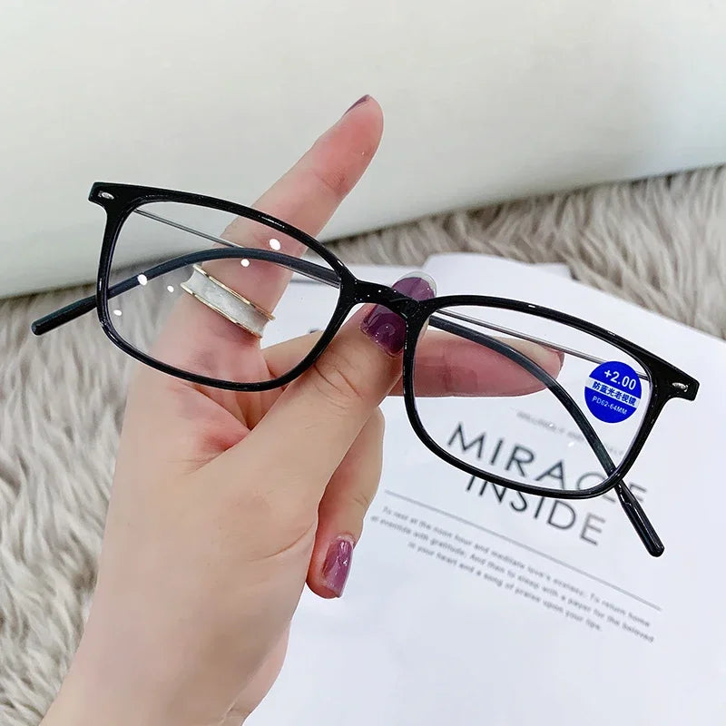 Anti-Blue Light Reading Glasses – Full Frame Square Optical Glasses for Men & Women | Radiation Protection Computer Eyewear