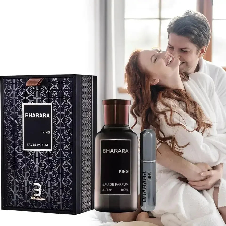 100ML Bharara King Eau De Parfum for Men – Long-Lasting Luxury Fragrance | 3.4oz EDP Spray Sealed High-End Gift Box