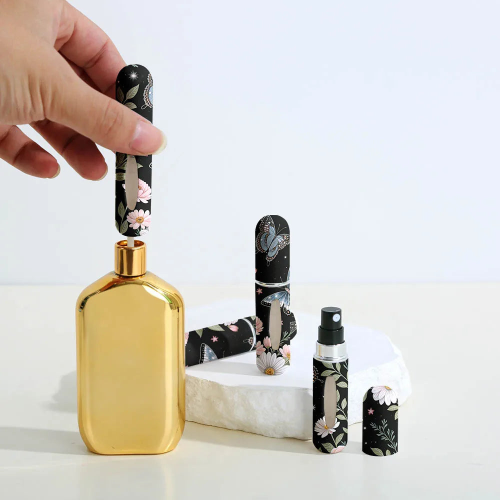 5ML New Mini Perfume Atomizer – Travel Portable Spray Bottle | Cosmetic Pump Dispenser & Fragrance Storage