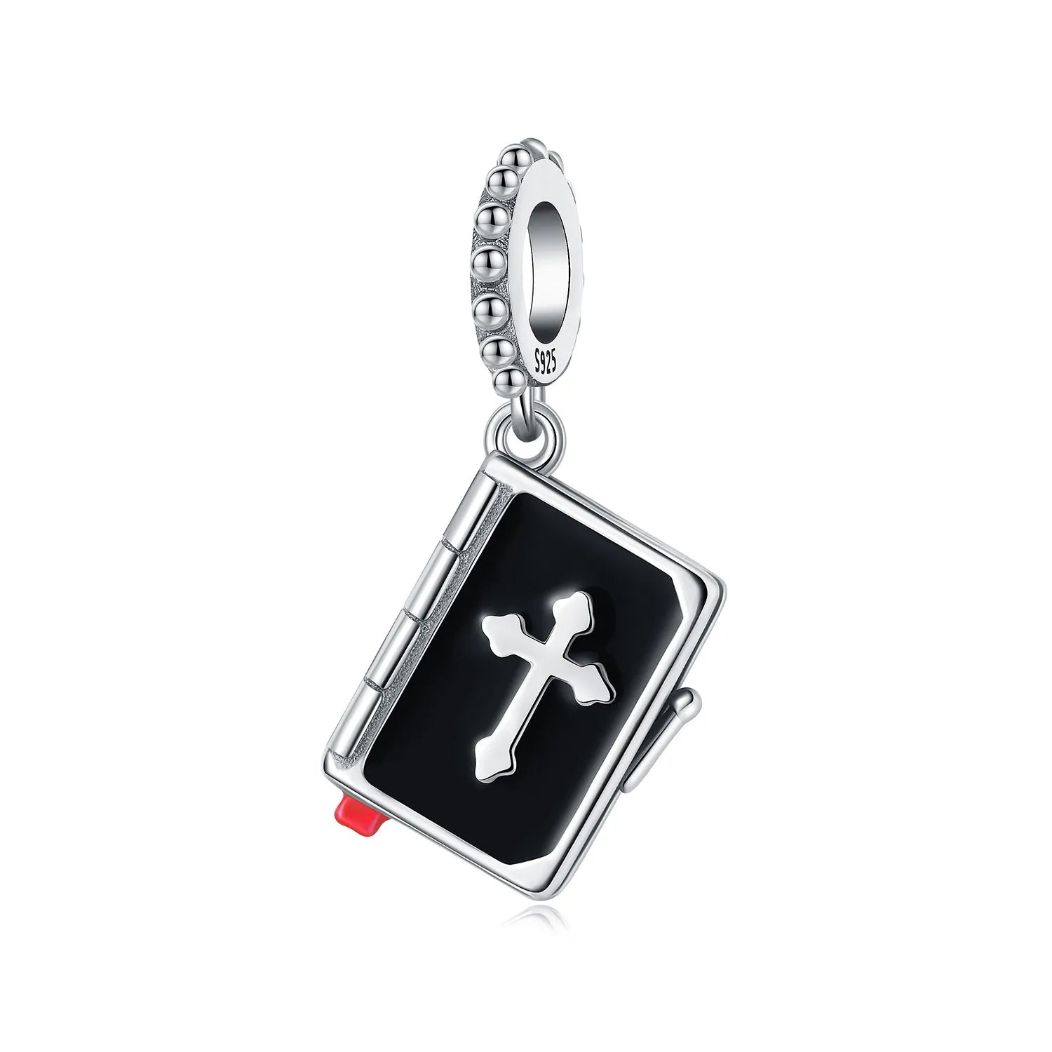 925 Sterling Silver Jesus Religious Symbol Charm Bead | Faith Pendant for Original Bracelet DIY Jewelry Gift