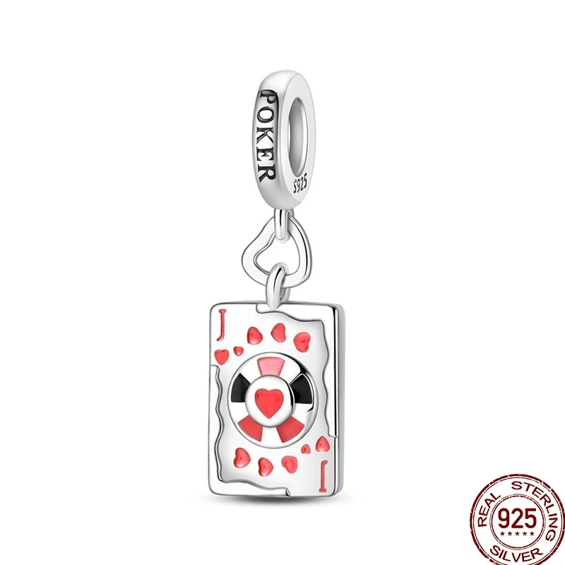 100% 925 Sterling Silver Heart Family Charms with Pumpkin & Pave Zircon Pendant – Fits Original Bracelet DIY Jewelry Gifts