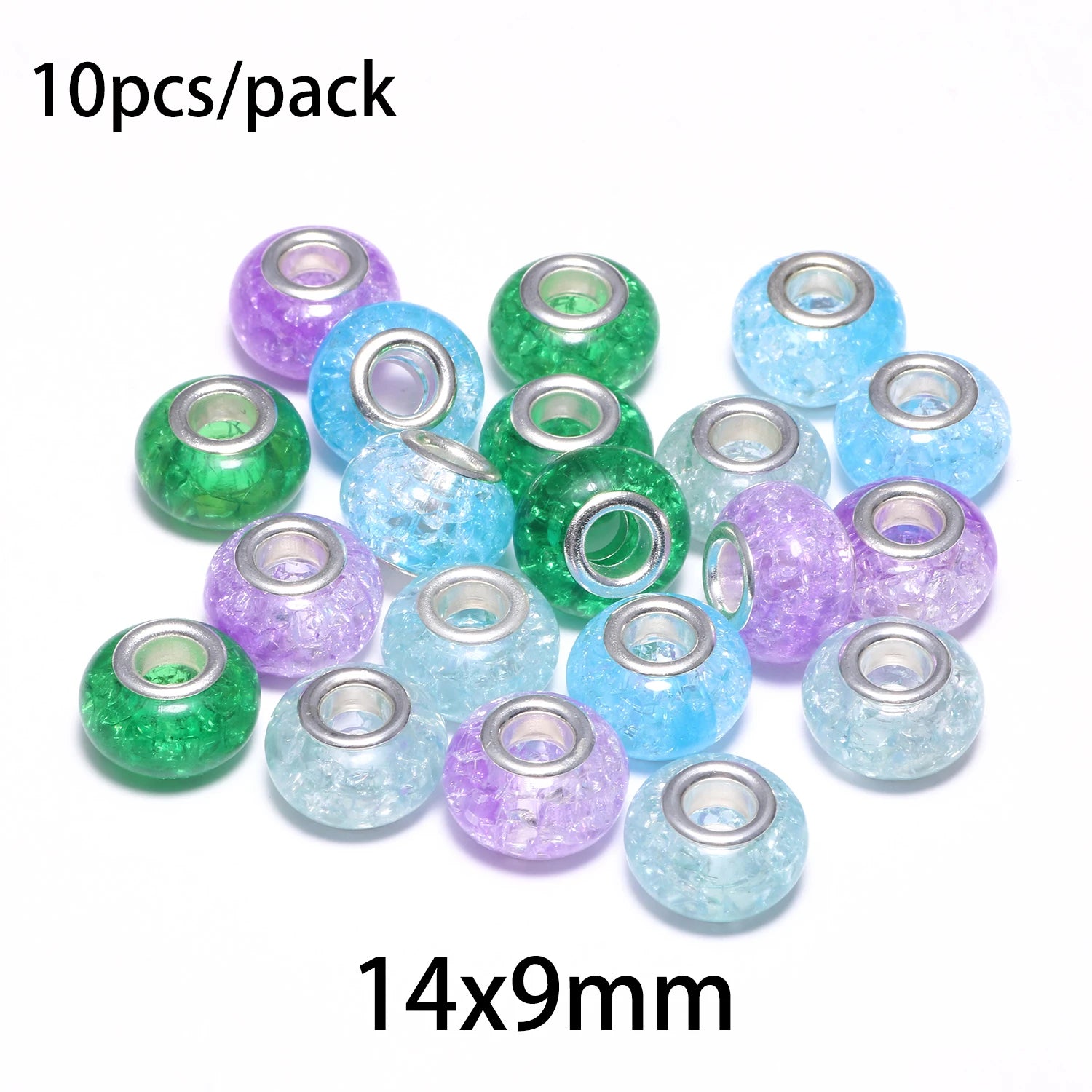 Silicone Spacer Stopper Clip Beads | Murano Crystal Charms | Fit Original Pandora Bracelet & Necklace | DIY Jewelry Making