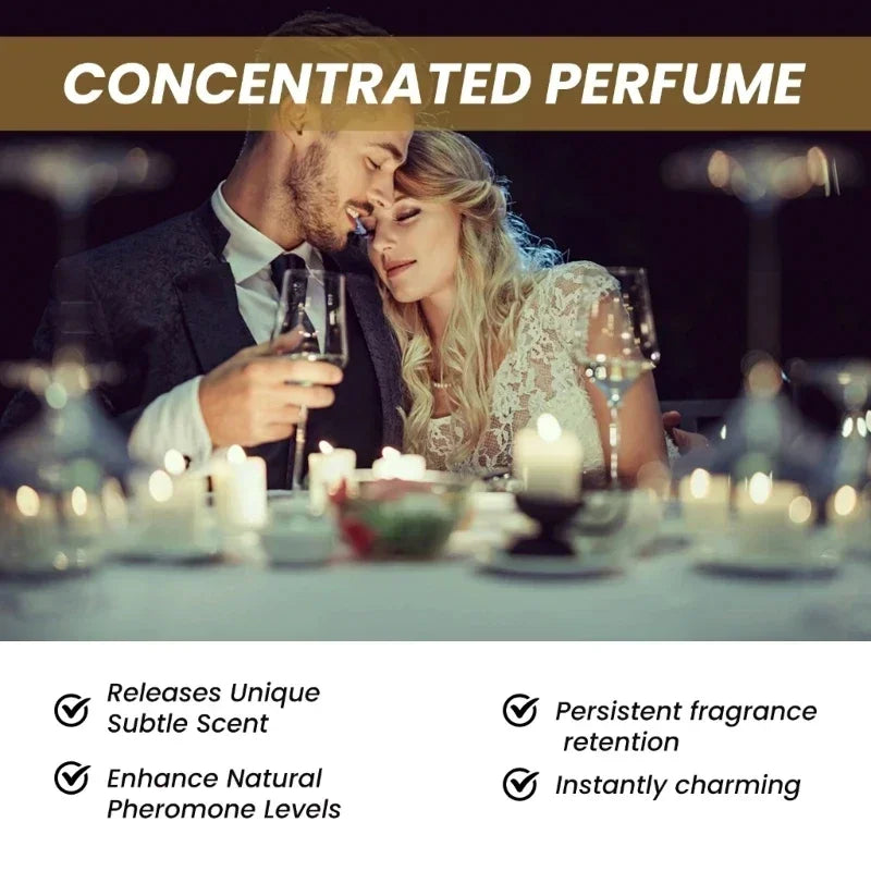 Long-Lasting Pheromone Perfume for Men | Attraction Essential Oil | Pheromone-Infused Cologne to Attract Women