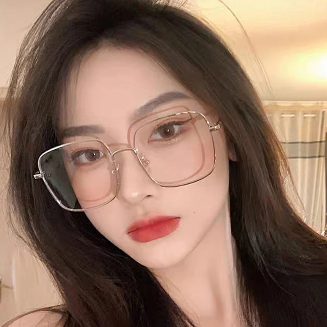Square Metal Frame Anti Blue Light Computer Glasses – Unisex Optical Spectacles for Women & Men | Transparent Lenses Очки Прозрачные