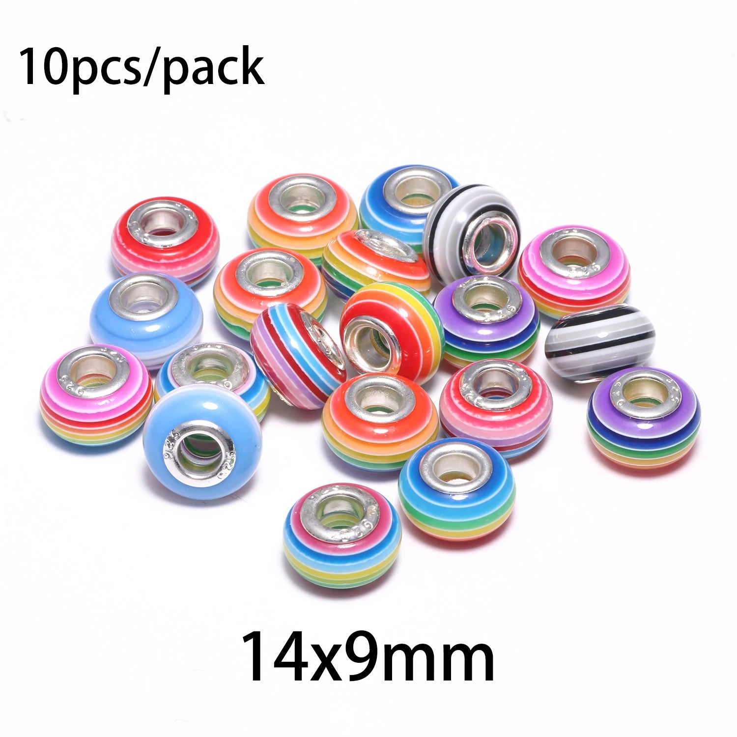 Silicone Spacer Stopper Clip Beads | Murano Crystal Charms | Fit Original Pandora Bracelet & Necklace | DIY Jewelry Making