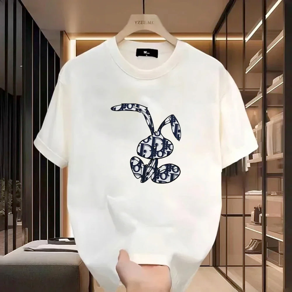 Women’s Casual Harajuku Y2K Designer Luxury T-Shirt | Vintage Trendy Pullover Tee for Ladies