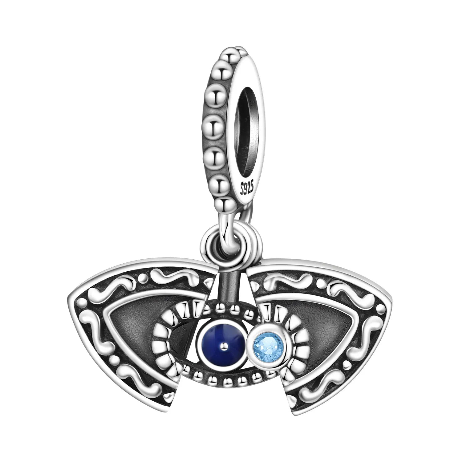 925 Sterling Silver Jesus Religious Symbol Charm Bead | Faith Pendant for Original Bracelet DIY Jewelry Gift