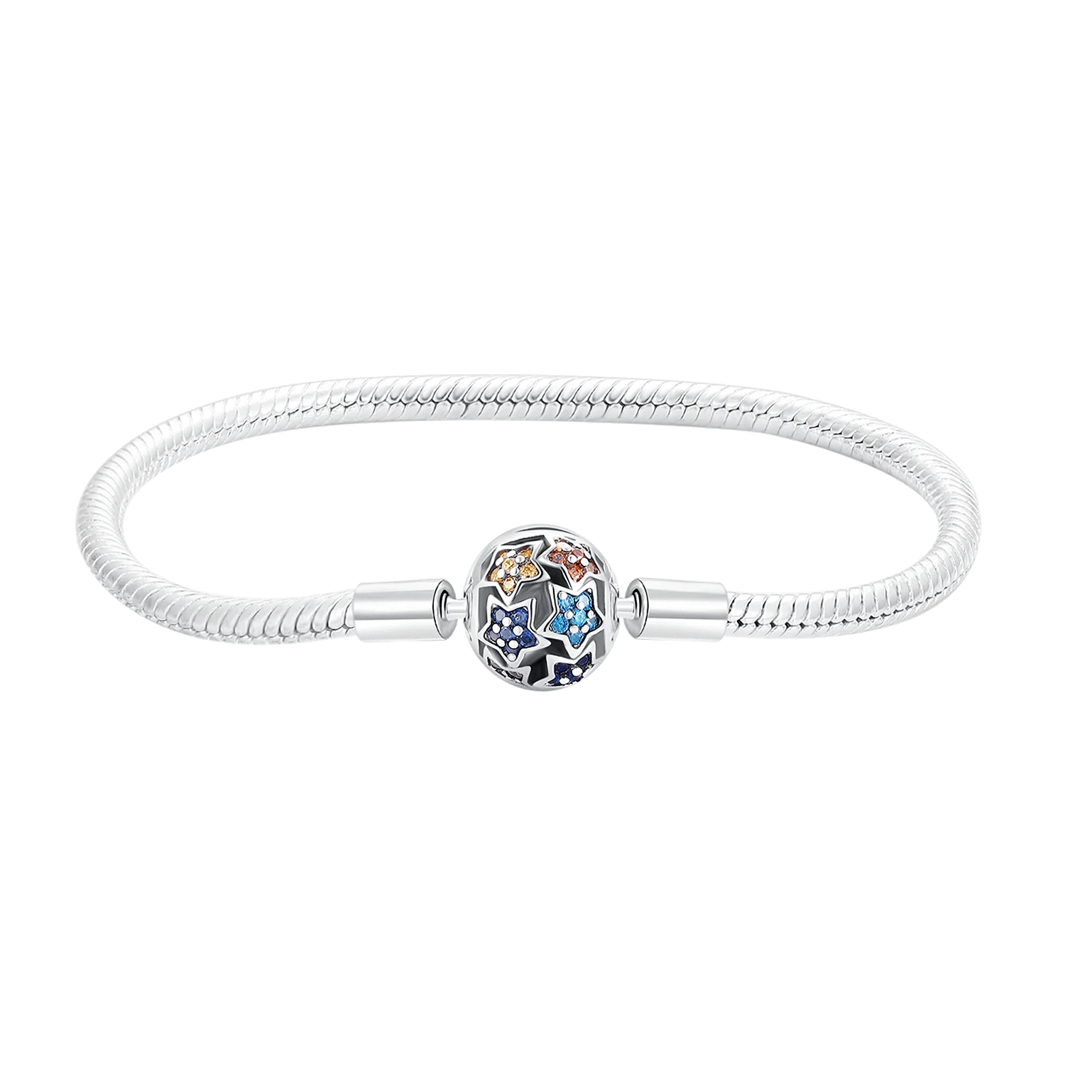 2025 925 Sterling Silver Heart Butterfly Snowflake Dream Catcher Bracelet | Luxurious Women's DIY Jewelry Gift