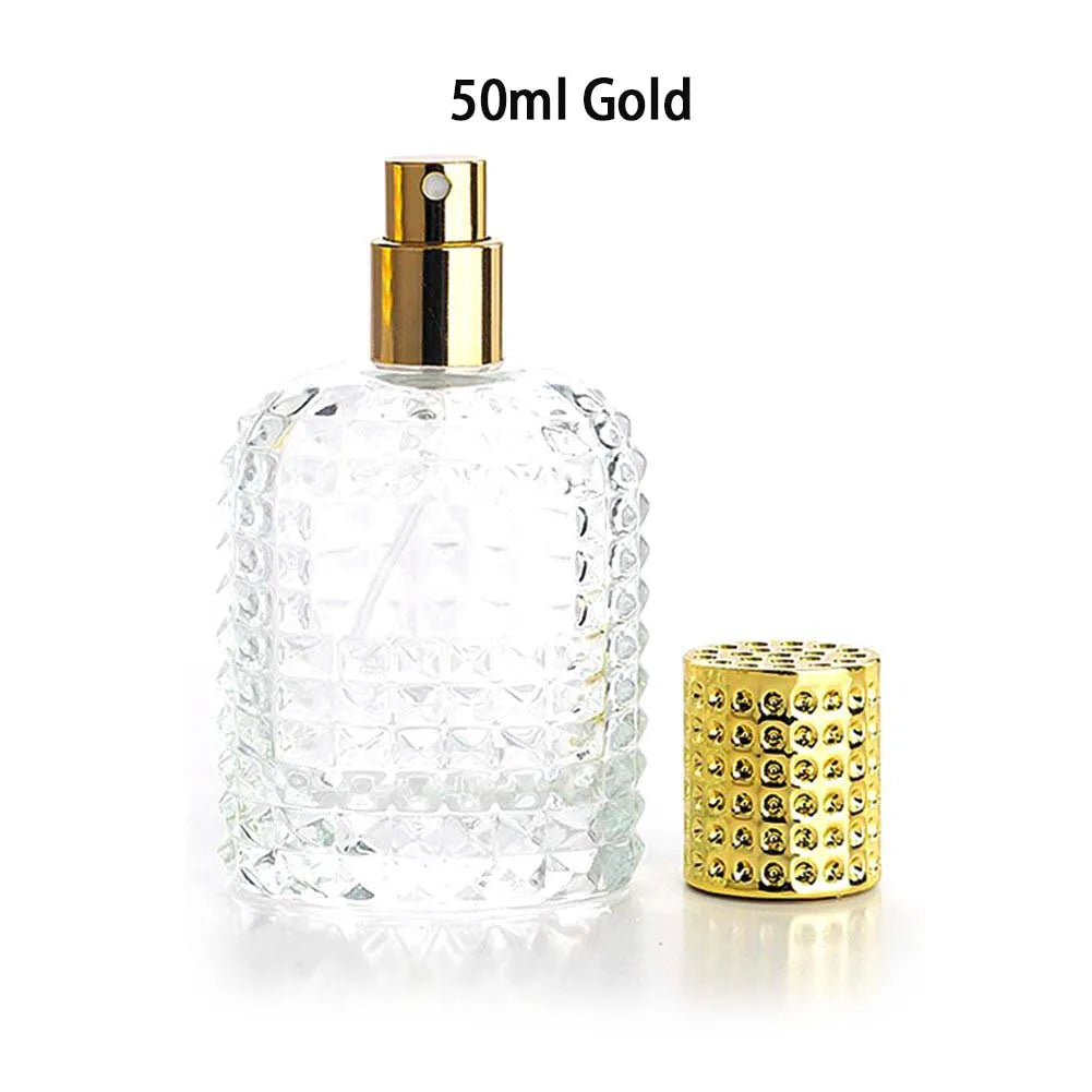 30ML/50ML Travel Perfume Atomizer – 1PCS/3PCS Pineapple-Shaped Refillable Spray Bottle | Portable Transparent Unisex Dispenser