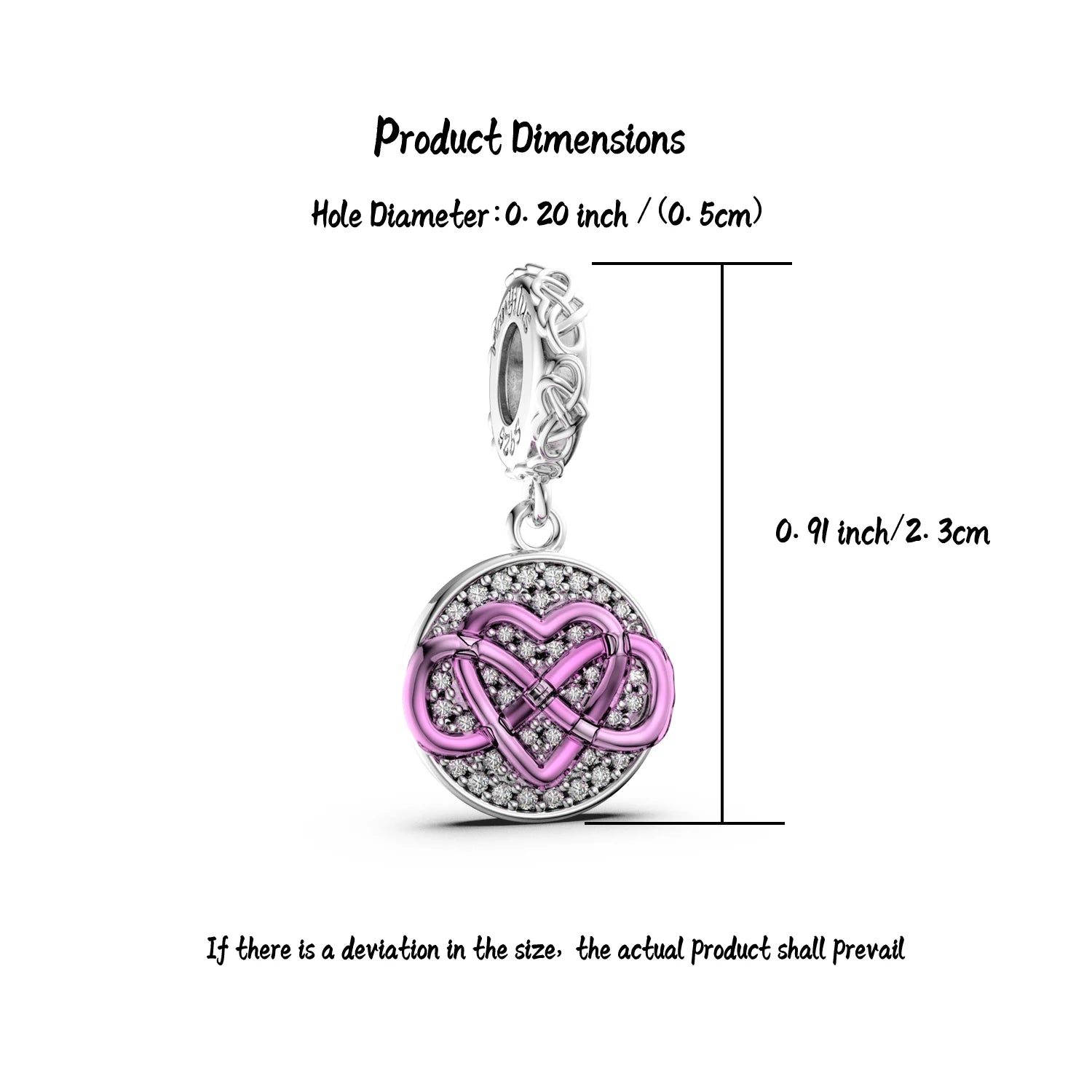 Italian 925 Silver Charm Bracelet | Pendant Charms for Mom Gifts & DIY Jewelry Beads