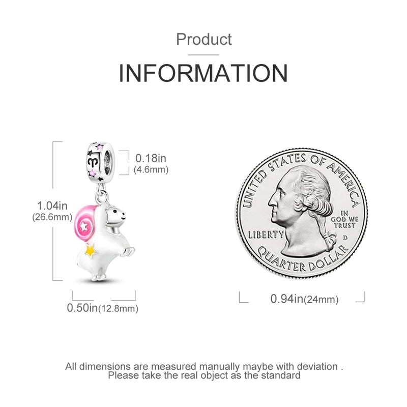 Original 925 Sterling Silver 12 Constellation Luminous Charm | Fits Pandora 3mm Bracelet DIY Jewelry Gift for Women