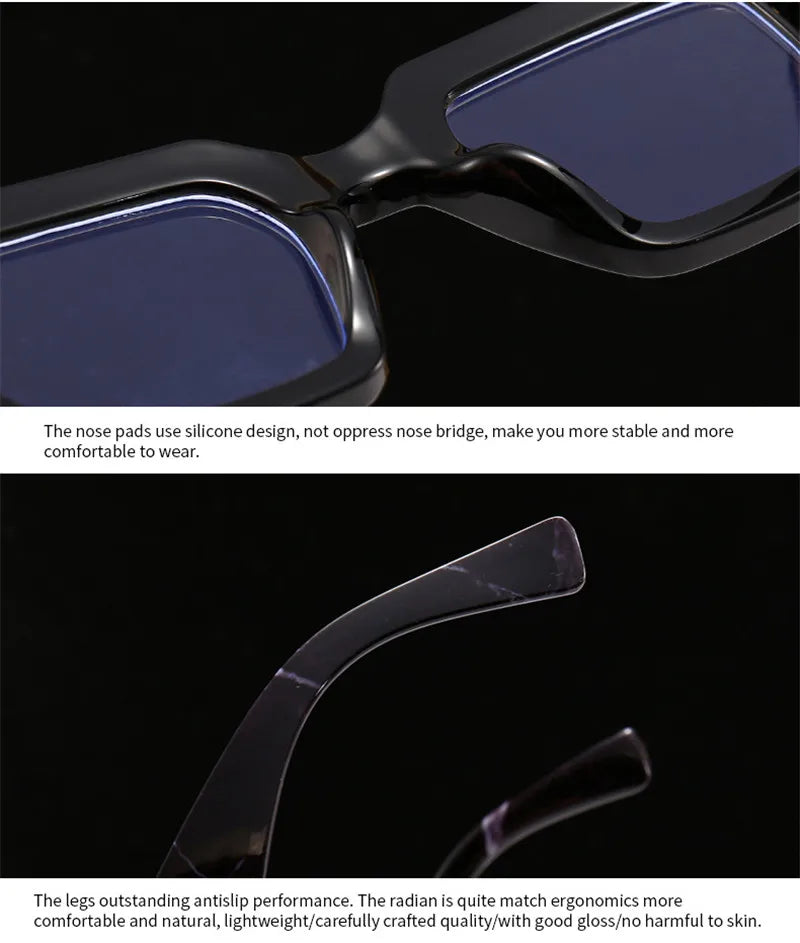 2025 New Oversized Square Presbyopic Reading Glasses – Unisex Marbling Retro Computer Eyewear | Diopter +0.5 to +3.0
