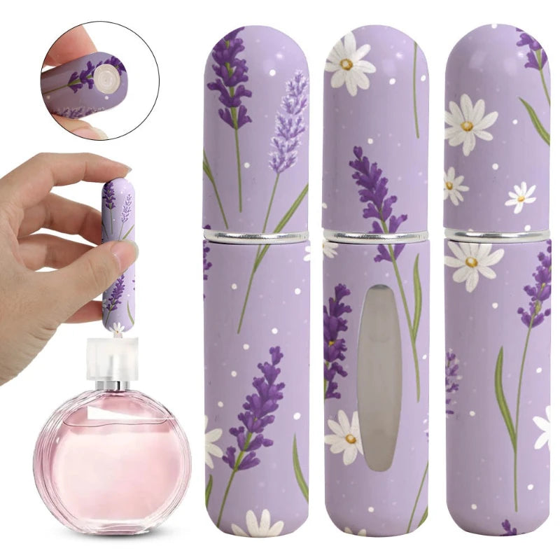 1/2PC 5ML Mini Perfume Bottle – Refillable Portable Spray Atomizer | Travel Cosmetic Container