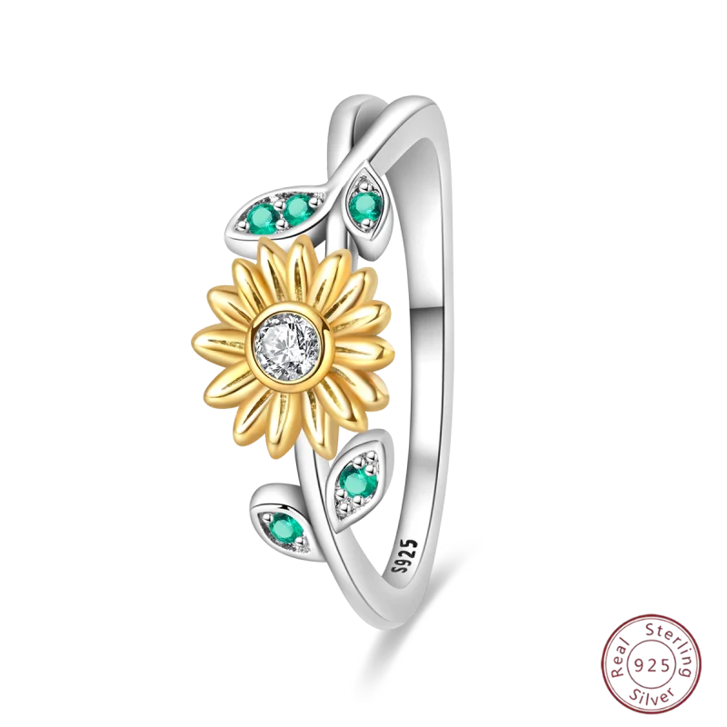 925 Sterling Silver Rings Collection | Bow, Heart, Sun, Moon & Star Zircon Rings for Women Jewelry Gift