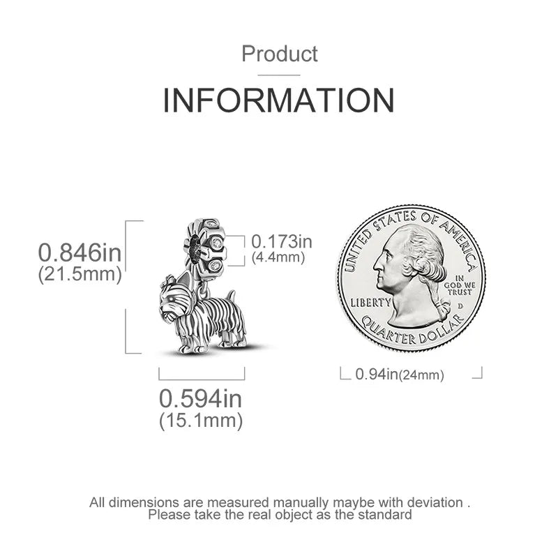 Animal Series 🦊🐘 925 Silver Charms | Horse, Fox, Llama, Snake & More