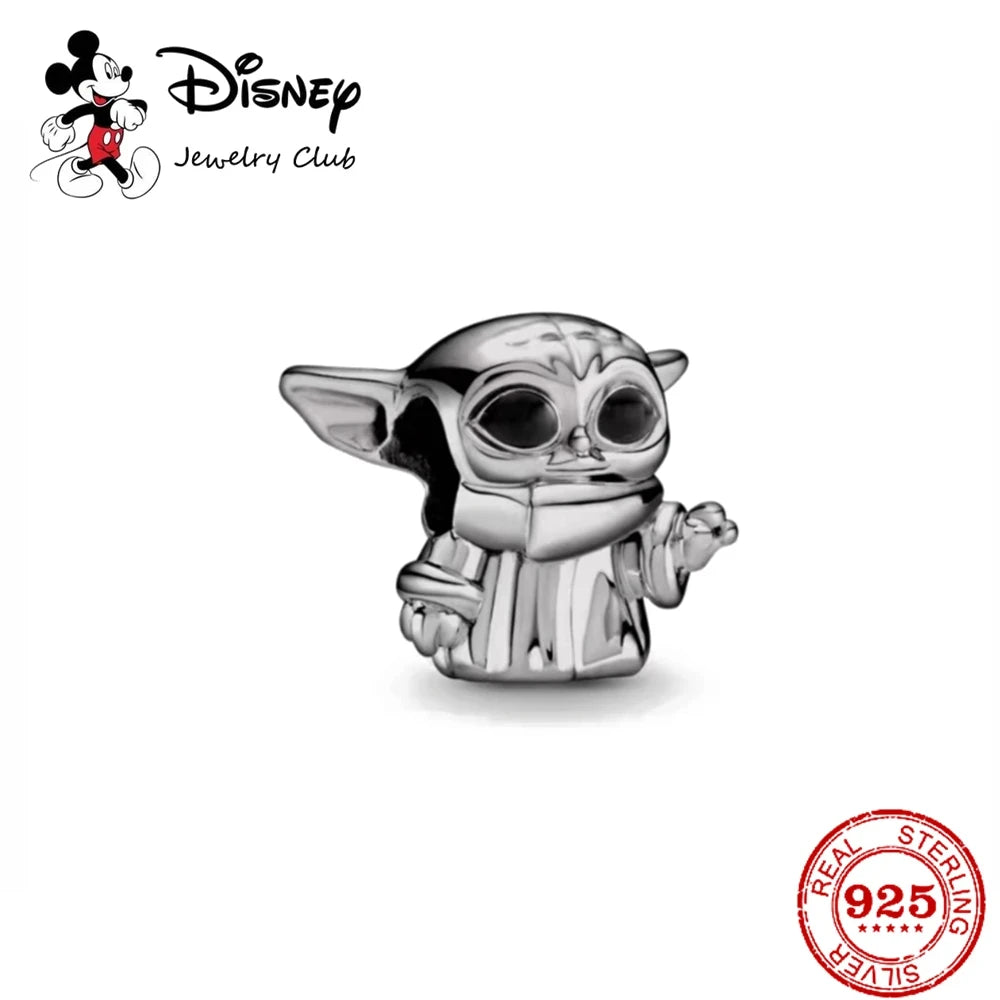 100% 925 Sterling Silver Disney Star Wars Charm Beads – DIY Bracelet Jewelry for Women