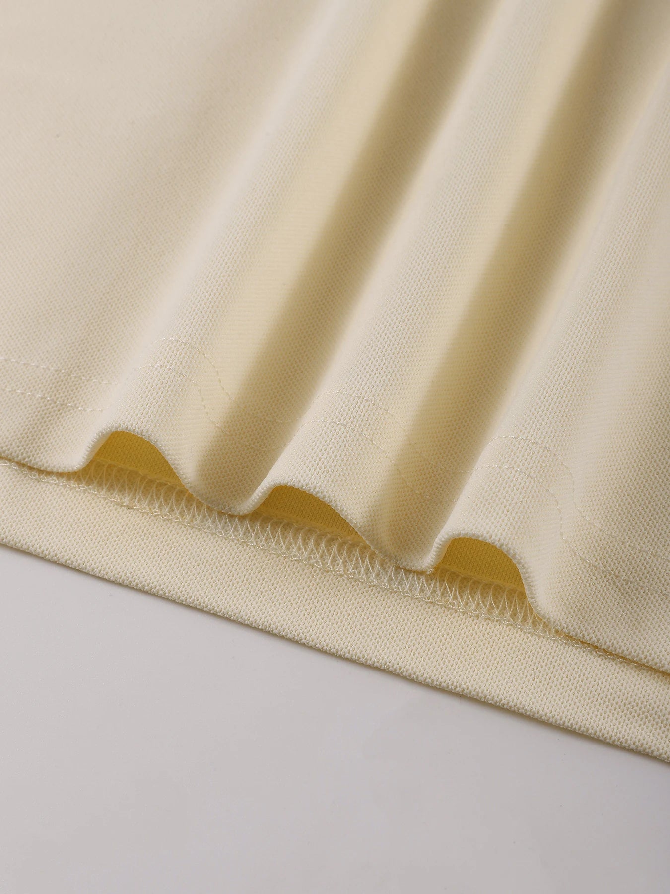 Solid Color Polo T-Shirt for Women | Soft Long Sleeve Lapel Top | Autumn Streetwear Unisex Hip Hop Style