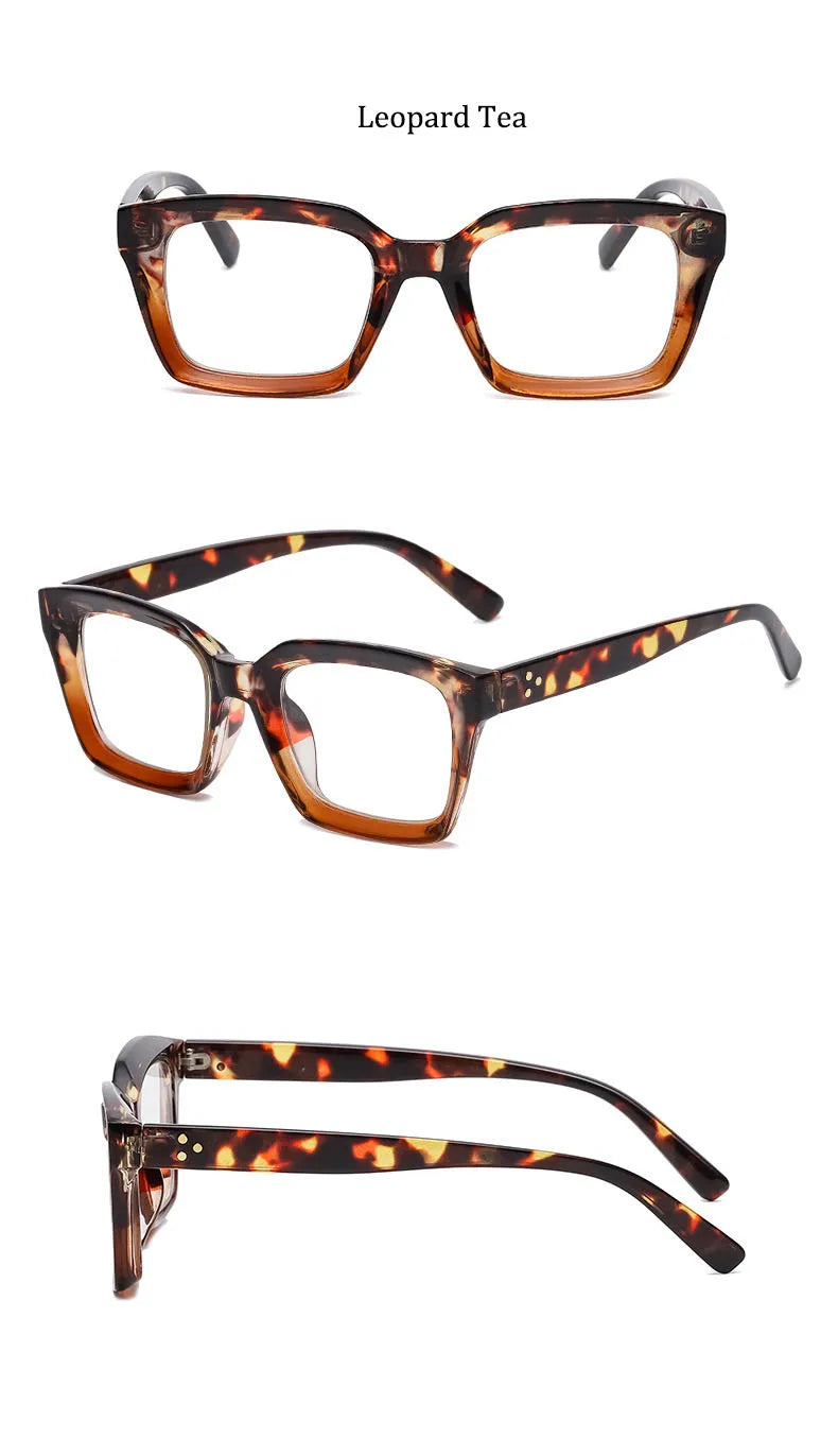 Fashion Reading Glasses for Women 2023 – New Square Anti Blue Light Presbyopia Eyeglasses | Vintage Computer Optical Eyewear +1.0 to +3.5